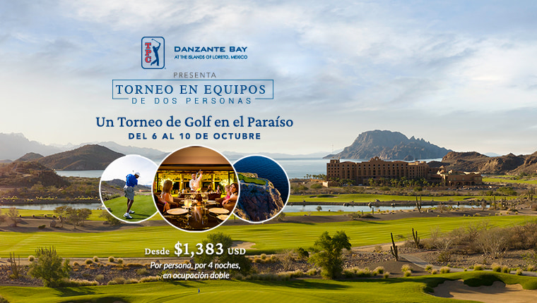 Torneo de golf en equipos de dos personas en Loreto México