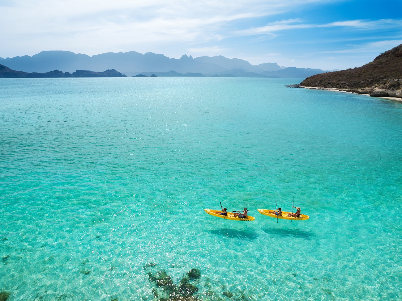 Kayak en Islas de Loreto Baja California