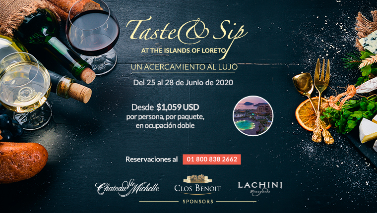 Taste and Sip Degustacion en Loreto Baja California en las Islas de Loreto