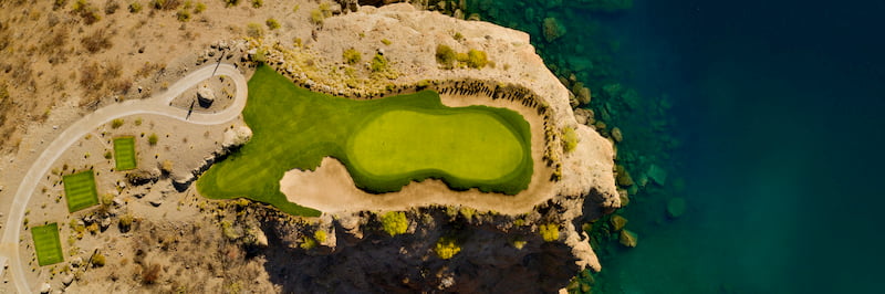 Campo de Golf en Loreto Danzante Bay Hoyo 17 por Hornstein