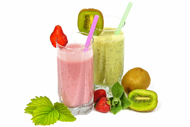 smoothie de frutas - alimentos nutritivos para tu juego de golf