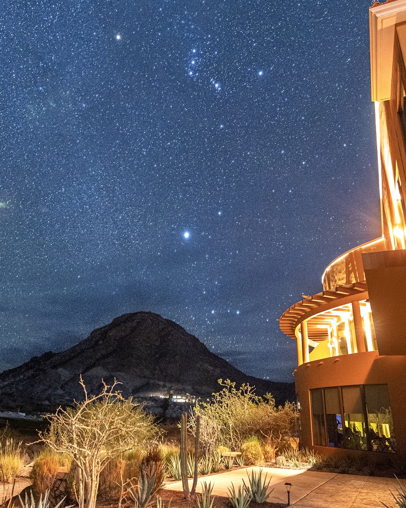 estrellas en cielo nocturno en Loreto, Baja California Sur