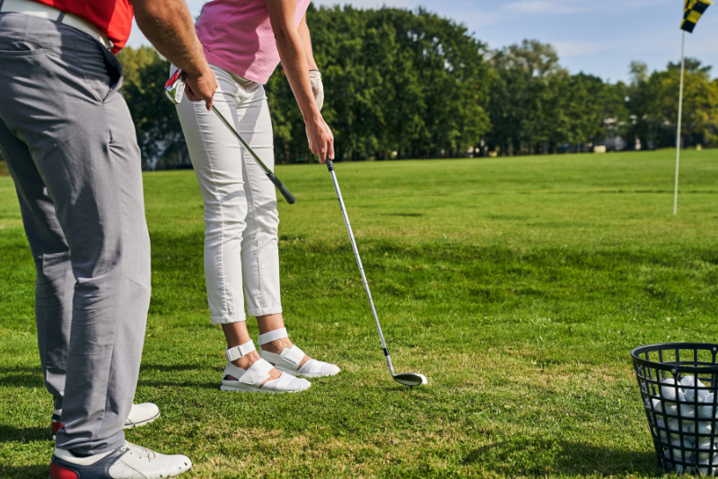 tips de postura y alineación en golf